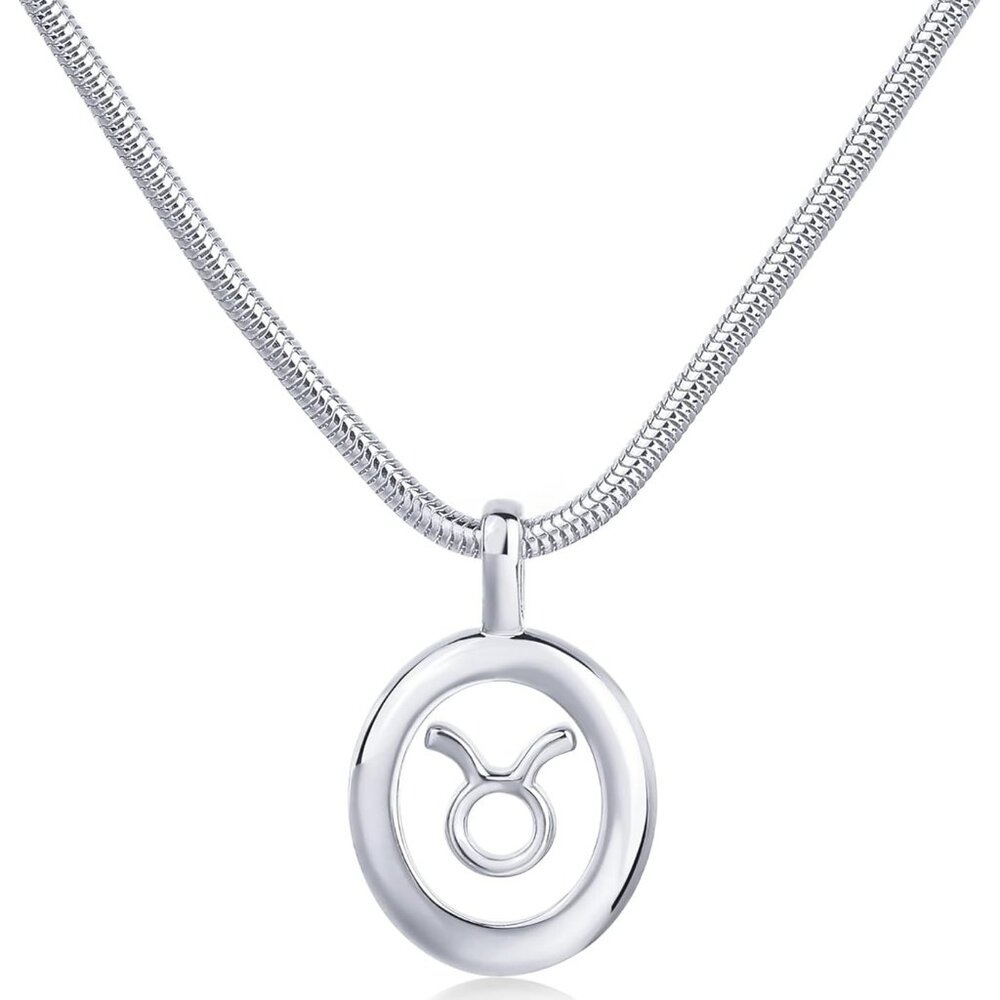 14k Gold Plated Unique Floating Astrology Pendant Necklace For Women  Horoscope
